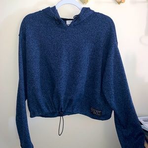 Cropped Victoria's Secret hoodie